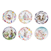 Блюдо "Пасхальное", L19,5 W19,5 H2,5 см, 6в. оптом