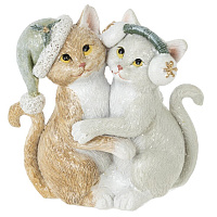 Фигурка декоративная "Кошечки", L9 W4,5 H8,5 см оптом