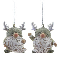 Фигурка декоративная подвесная "Гном",   L4 W3,5 H5 см, 2в. оптом