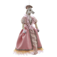 Игрушка набивная подвес "Лошадь", L15 W9 H37/22 см оптом