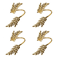 Набор из 4-х колец для салфеток, L11 W4,5 H11 см оптом