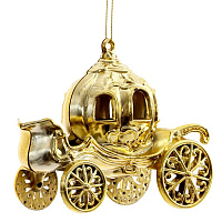 Украшение новогоднее "Карета", L11,5 W5,5 H9,5 см оптом