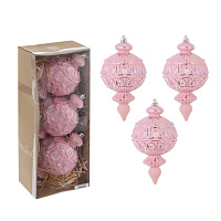 Набор из 3шт Украшение новогоднее "Шар", L28 W11 H8 см оптом