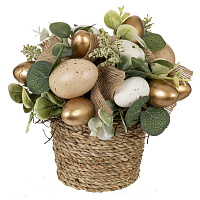 Цветочная композиция "Пасхальная", L19 W17 H19 см оптом