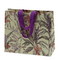 Пакет подарочный M (бумага 250г/м2, блок 12шт), L30 W12 H26 см оптом