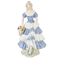 Фигурка декоративная "Девушка", L16,5 W15,5 H31 см оптом