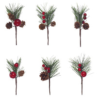 Изделие декоративное "Ветка", L9 W10 H15 см, 6в. оптом