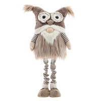 Игрушка набивная "Гном" (телескоп ноги), L30 W16 H47/84 см оптом