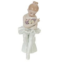 Фигурка декоративная "Балерина", L6 W10,5 H14,5 см оптом