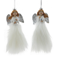 Изделие декоративное подвесное "Ангел", L5 W3,5 H13 см, 2в. оптом