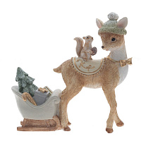 Фигурка декоративная "Олень", L16,5 W4 H16 см оптом