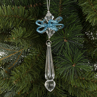 Украшение новогоднее "Подвеска", L4,5 W4,5 H16 см оптом
