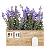 Цветочная композиция "Лаванда", L17 W6 H17,5 см оптом