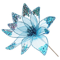 Цветок искусственный "Пуансеттия", L20 W20 H36 см оптом