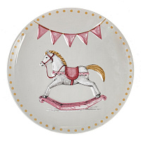 Тарелка "Лошадка", L25 W25 H2,5 см оптом