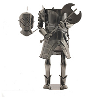 Подставка для бутылки "Рыцарь", D 9 см, L16,5 W13,5 H36 см оптом