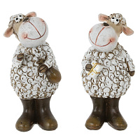 Фигурка декоративная "Овечка", L4,5 W4 H9 см, 2в., L4,5 W4 H9,5 оптом