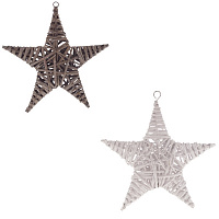Изделие декоративное "Звезда", L30 W5 H30 см, 2в., (б/ленты) оптом