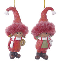 Фигурка декоративная подвесная "Дети",  L6 W5 H13 см, 2в. оптом