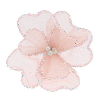 Цветок искусственный "Магнолия" (на клипсе), L16 W16 H8 см оптом