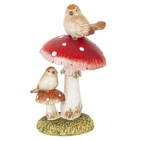 Фигурка декоративная "Грибы", L10 W8 H18 см оптом