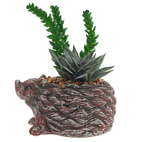 Цветочная композиция "Суккулент", L14 W12 H12 см, оптом