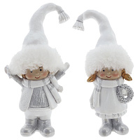 Фигурка декоративная "Дети",  L6 W5 H13 см, 2в. оптом