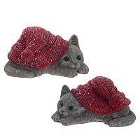 Фигурка декоративная "Котёнок", L10,5 W7,5 H6 см, 2в. оптом