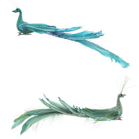 Изделие декоративное "Павлин", L27,5 W7 H6,5 см, 2в. оптом