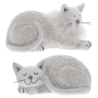 Фигурка декоративная "Кошка", L19 W10,5 H10,5 см, 2в. оптом
