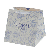 Пакет подарочный M (бумага 250г/м2, блок 10шт), L28 W28 H28 см оптом