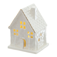 Фигурка декоративная "Домик" с подсветкой (2хLR44), L6 W5 H8 см оптом