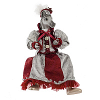 Игрушка набивная "Лошадь", L15 W10 H42/23 см оптом