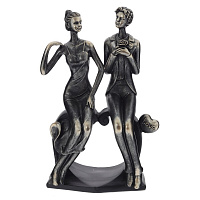 Фигурка декоративная "Влюбленная пара", L13 W9 H25 см оптом