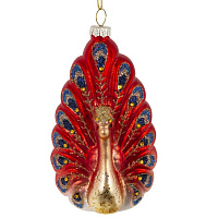 Украшение новогоднее "Павлин", L7 W4,5 H14 см оптом