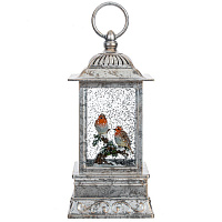 Изделие декоративное "Фонарь" (подсвет, вьюга, 3хАА н/п), L10 W10 H27 см оптом