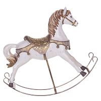 Фигурка декоративная "Лошадка-качалка", L34,5 W9 H30,5 см оптом