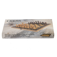 Игра настольная 3 в 1 (шахматы, шашки, нарды), L24 W12 H3 см оптом