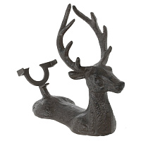 Подставка для бутылки "Олень", L26 W11 H23 см оптом