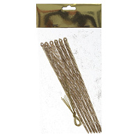 Набор из 6 шт: Изделие декоративное подвесное "Сосулька", L5 W0,7 H19 см оптом