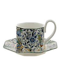 Чашка с блюдцем, 200 мл, L15 W15,5 H10 см оптом