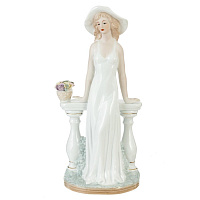 Фигурка декоративная "Девушка", L14 W8,5 H30 см оптом