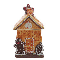 Конфетница "Пряничный домик", 700 мл, L13,5 W12 H21,5 см оптом