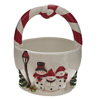 Конфетница "Снеговик", L15,5 W15,5 H19 оптом