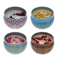 Свеча (блок 4 шт), D5,5 см,L6 W6 H4 см, 4в. оптом