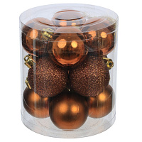 Набор из 12шт Украшение новогоднее "Шар", D 4 см, L9,5 W9,5 H10,5 см оптом