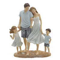 Фигурка декоративная "Семья", L18 W8,5 H23 см оптом