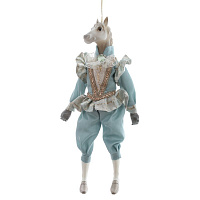 Игрушка набивная подвес "Лошадь", L15 W8 H37/21 см оптом
