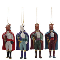 Фигурка декоративная "Лошадь", L3,5 W2,5 H8,5 см, 4в. оптом