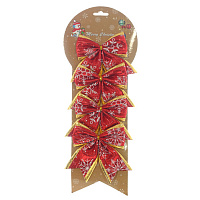 Набор из 4шт Изделие декоративное "Бант", L13,5 W1,5 H35,5 см оптом